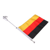 Maxbell Metal Silver Motorcycle Luggage Bracket Flag Pole Fit for Honda GoldWing GL1500/1800