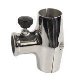 Maxbell Marine Boat 316 Stainless Steel Flag Pole Socket for 22-25mm (7/8"-1") Pipe