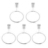 Maxbell 5pcs/pack Slatwall Display Rings Football Rugby Basketball Ball Hangers