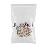 Maxbell 500 Pieces Push Type Fender Bumper Trim Panel Rivet Retainer Clips Universal