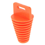 Maxbell Muffler Tail Pipe Exhaust Silencer Wash Plug Bung for 2 and 4Stroke Motorcycle Dirt Bike 32-60mm Orange