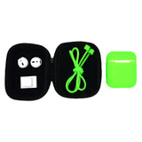 Maxbell Earphones Charging Box Zipper Storage Bag +Ear Hook for Apple Airpod