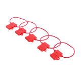 Maxbell 5 Sets Car Truck 18 Gauge Waterproof In-line Fuse Holder with 15A Mini Fuses