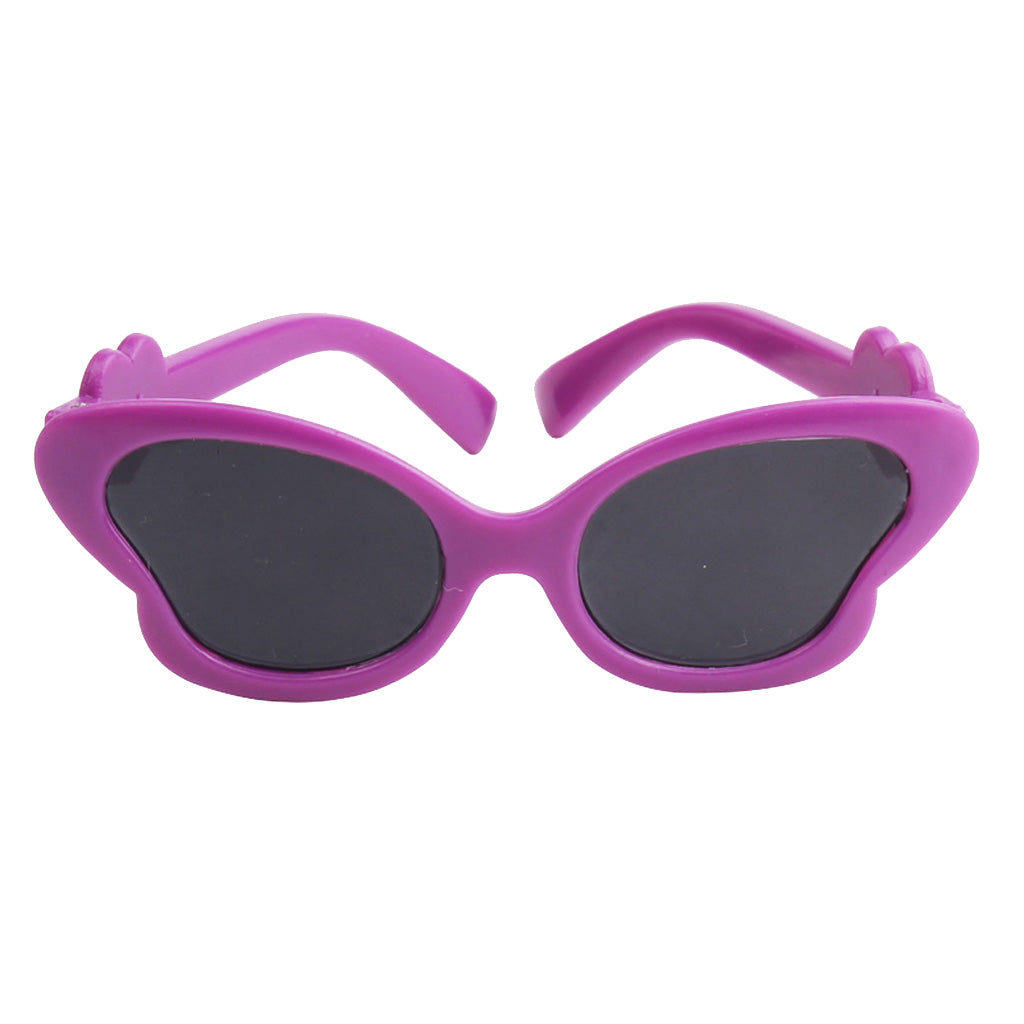 Maxbell 1 Pair Of Eyewear Eyeglasses Purple Frame Glasses for 18'' American Girl Dolls Clothing Accessories