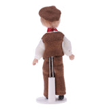 Maxbell 1/12 Scale Dollhouse People Figurine Miniature Boy in Tops Trousers Clothes Doll Rooms Life Scenes Accessory