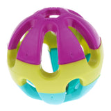 Maxbell Funny Cat Puppy Pet Roller Ball Happy Jingle Bell Play Chew Fetch Bouncy Dog Toy