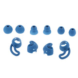 Maxbell 3Pairs Silicone Replacement Eartips Ear Hook For Beatsx Urbeats Blue