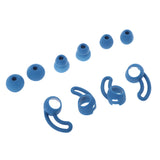 Maxbell 3Pairs Silicone Replacement Eartips Ear Hook For Beatsx Urbeats Blue