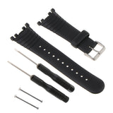 Maxbell Waterproof Silicone Wristwatch Strap for Suunto Vector Watch Band Replace