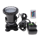 Maxbell Multi-color 36LED Underwater Spot Light For Water Aquarium Fish Tank EU Plug