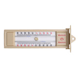 Maxbell Plastic Wall Thermometer Indoor Outdoor Greenhouse Max Min Vertical Temperature Gauge