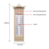 Maxbell Plastic Wall Thermometer Indoor Outdoor Greenhouse Max Min Vertical Temperature Gauge