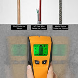 Maxbell Digital LCD Stud Wood Metal Wire Detector Cable Finder Wall Detector Scanner Hand Tools -54 x 69 x 30mm