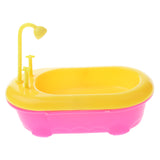 Maxbell 1/6 Miniature Bathtub + Toilet Model Dollhouse Miniature Furniture for  Blythe BJD Dolls Accessory Kids Playset