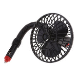 Maxbell Mini Car Fan Cooling, Cigarette Lighter Charger 12V Powered, Truck Vehicle Cool Air Fan