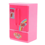 Maxbell Music Refrigerator Fridgee for  Doll House Kitchen Food Accs Fashion Model Collection Girls Favor