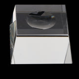 Maxbell Clear Trapezoid  Crystal Display Stand Holder For 80-100mm Crystal Ball Sphere Globe