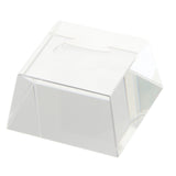 Maxbell Clear Trapezoid  Crystal Display Stand Holder For 80-100mm Crystal Ball Sphere Globe