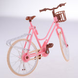 Maxbell Mini Plastic Bike Bicycle Model with Helmet Playset for 1/6  Doll