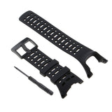 Maxbell Silicone Strap Band for SUUNTO Ambit1/Ambit2/Ambit3 Soft Black