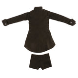 Maxbell 1/6 Scale Gothic Clothes Coat/Shorts/Vest Set for 12'' Woman Action Figures