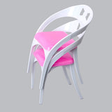 Maxbell Plastic Miniature Table Tableware Chair Play Set for  Dolls House Dining Rooms Decoration Accessories