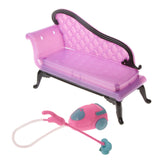 Maxbell 1/6 Scale Sofa Chair Cleaner Set Furniture for  Dollhouse Living Rooms Action Figures Accessories Kids Pretend Play