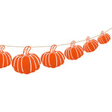 Maxbell Fabric Fall Harvest Banner Pennant Garland Pumpkin Sign Hanging Decoration