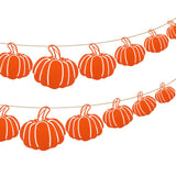 Maxbell Fabric Fall Harvest Banner Pennant Garland Pumpkin Sign Hanging Decoration