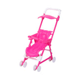 Maxbell Miniature Nursery Baby Crib Carriage for  Doll House Accessories