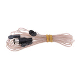 Maxbell FM Antenna Connector Aerial Dipole HD Radio Connecting Cord 75 Ohm for Stereo 3.2M Aerial Connecting Cord Cable PAL Connector