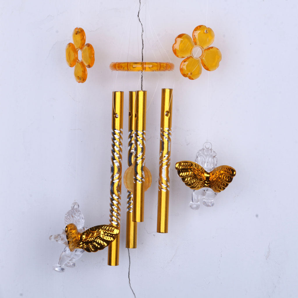 Maxbell Cupid Love Angel Tube Wind Chime Hanging Door Home Garden Decor Craft Gift