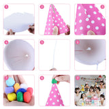 Maxbell Happy Birthday Party Hat Paper Garlands Party Bunting Banners Hanging Decor