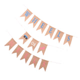 Maxbell Wheels Or Heels Gender Reveal Natural Bunting Burlap Banner Baby Shower