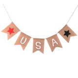 Maxbell USA Letter America Independence Day Garland Banner Memorial Day Photo Prop