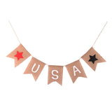 Maxbell USA Letter America Independence Day Garland Banner Memorial Day Photo Prop