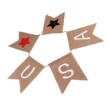 Maxbell USA Letter America Independence Day Garland Banner Memorial Day Photo Prop