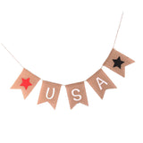 Maxbell USA Letter America Independence Day Garland Banner Memorial Day Photo Prop