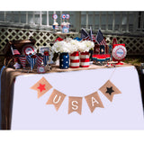 Maxbell USA Letter America Independence Day Garland Banner Memorial Day Photo Prop