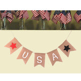 Maxbell USA Letter America Independence Day Garland Banner Memorial Day Photo Prop