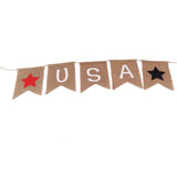 Maxbell USA Letter America Independence Day Garland Banner Memorial Day Photo Prop