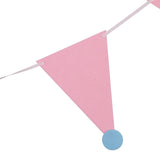 Maxbell Triangle Hat Style Pennant Banner Fabric Kids Birthday Party Hanging Decor