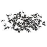 Maxbell 100-piece Black Spider Insect Model Educational Toy Party Bag Favor 2x1.4cm