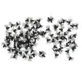 Maxbell 100-piece Black Spider Insect Model Educational Toy Party Bag Favor 2x1.4cm