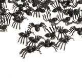 Maxbell 100-piece Black Spider Insect Model Educational Toy Party Bag Favor 2x1.4cm