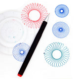 Maxbell 28 Piece Creative Spirograph Magic Suit, Kids Geometric Ruler Art Drawing Toys, Birthday Gift