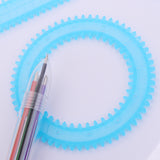 Maxbell Spirograph Design Set 8 Geometric Ruler Stencil Tools With Pen & Paper Spiral Drawing Art Craft Kid Educational Toys Gift