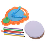 Maxbell Spirograph Art Set Geometric Ruler Board Spiral Drawing Pen Paper Tool Kits Create Kid Educational Game Toys Spiral Art Craft Gift