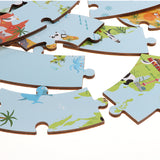 Maxbell 36 Pcs Wooden World Map Jigsaw Puzzle Kids/Baby Early Learning Developmental Toy Playset