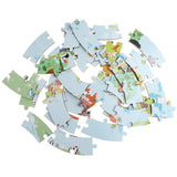 Maxbell 36 Pcs Wooden World Map Jigsaw Puzzle Kids/Baby Early Learning Developmental Toy Playset